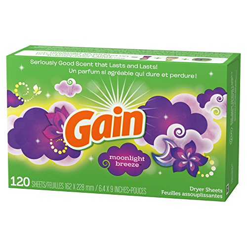 AC 13.40 4 x 120 Count Gain Dryer Sheets Plus Wrinkle Release, Moonlight Breeze Scent ( 3.35 each) at + 33% Off Code GAINSTOCKUP - image 2