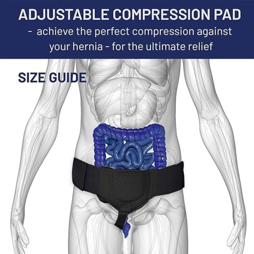 Faja para Hernia Inguinal para Hombre con Cinturón Ajustable miniatura 3