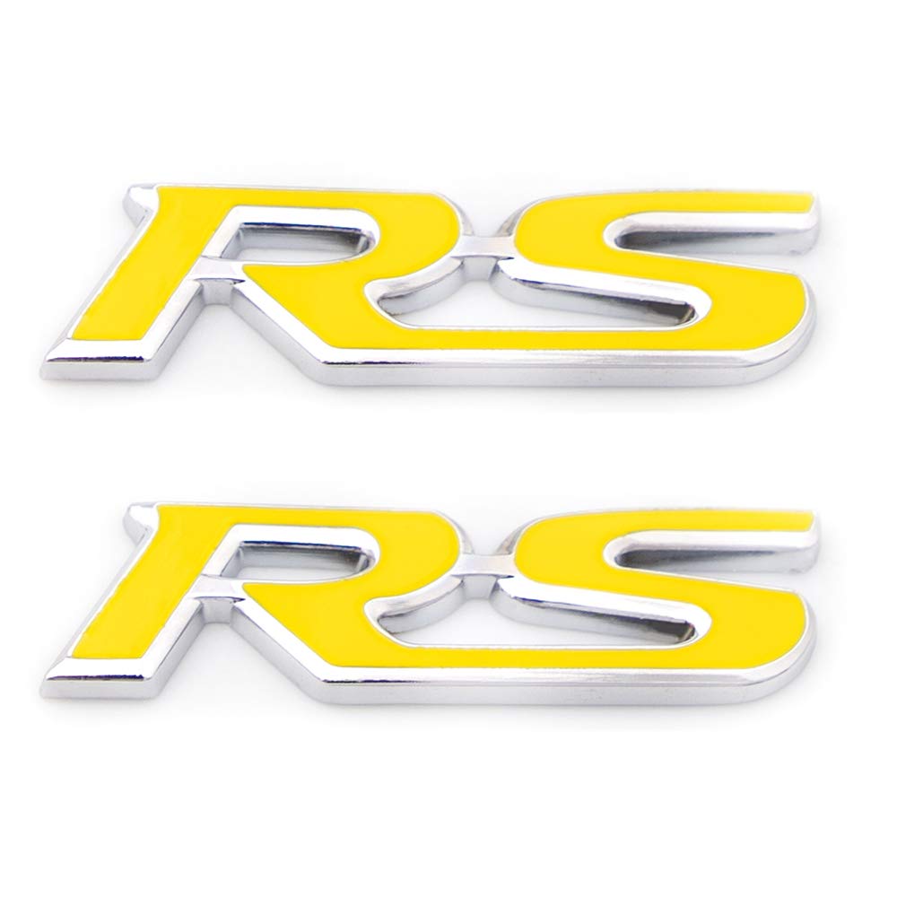 Buy 2Pc 3D RS Emblem Front Grill Badge Decal Sticker Logo for Camaro