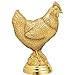 Crown Awards Chicken Trophies with Custom Engraving, 6.75