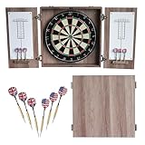 Hathaway Winchester Dartboard & Schrank Set, Treibholz