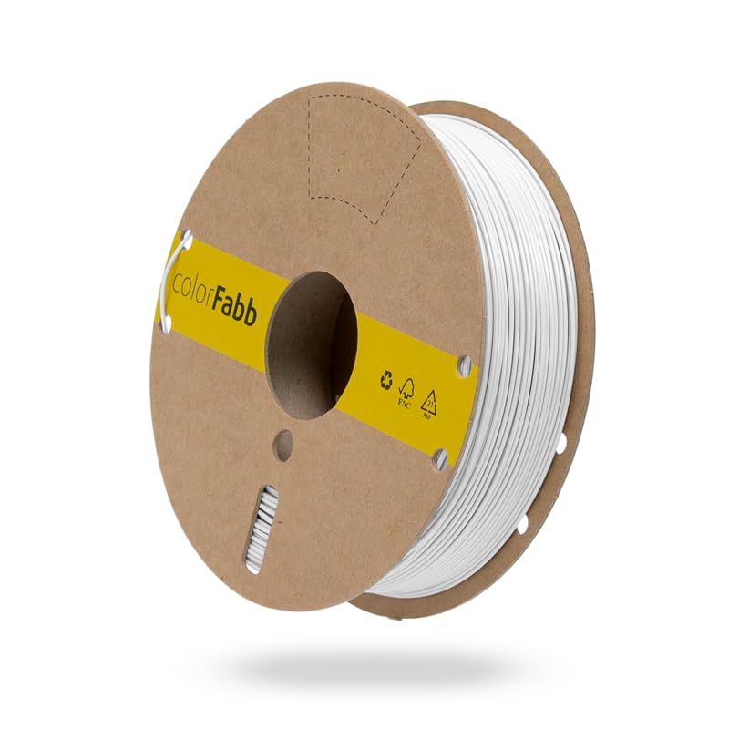 colorFabb Lw-pla-ht Bianco Filamento per stampante 3D, 2,85 mm di diametro, Bobina da 750 g, Materiale leggero, Ideale per aerei RC, Finitura opaca