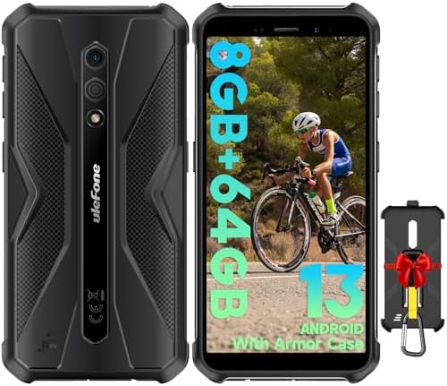 Ulefone Armor X12 Pro Rugged Phone Android 13, 8GB + 64GB 4860mAh 13MP+8MP 5.45 inch Screen IP68/IP69K Waterproof 4G Dual SIM Free Unlocked Mobile Phones, Face ID/NFC/OTG/GPS, Global Version- Black Ulefone Armor X12 Pro Rugged Phone Android 13, 8GB + 64GB 4860mAh 13MP+8MP 5.45 inch Screen IP68/IP69K Waterproof 4G Dual SIM Free Unlocked Mobile Phones, Face ID/NFC/OTG/GPS, Global Version- Black