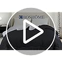CHOSHOME Sherpa Fleece Blanket- Thick Warm Blanket for Winter, Soft Fuzzy Plush Blanket for Bed, Couch, Travel (Grey, Queen 90" x 90")