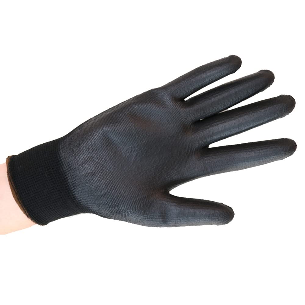 Guantes Resistentes A La Luz, Guantes Protectores Transpirables, PU Guantes Revestidos, Grado Alimenticio, Guantes De Trabajo De Seguridad (Size : L)
