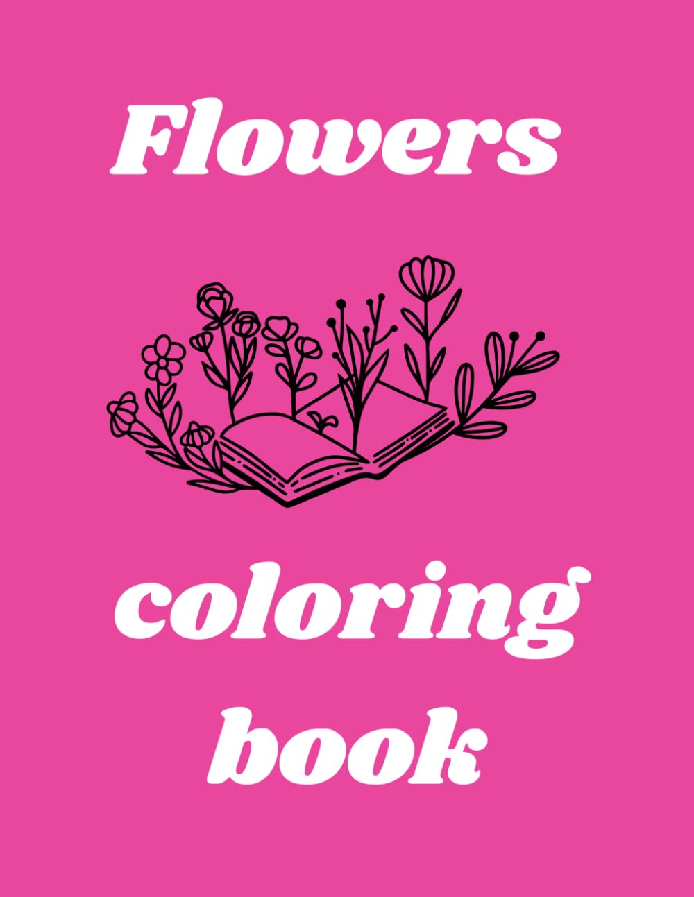 Flowers coloring bok