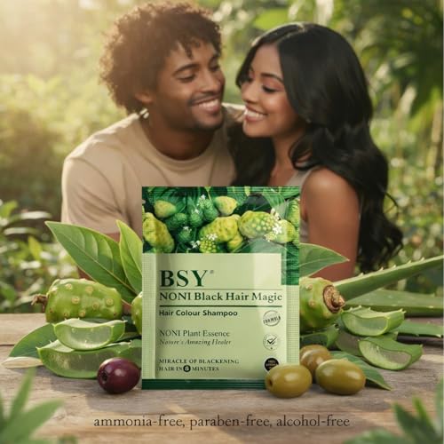 BSY Noni Black Shampoo Tinte Permanente Natural Negro miniatura 6