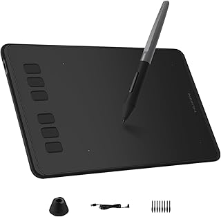 HUION Inspiroy H640P 6 * 4 inch Graphics Drawing Tablet with Battery-Free Stylus 8192 Pressure Sensitivity 6 Customized Ho...