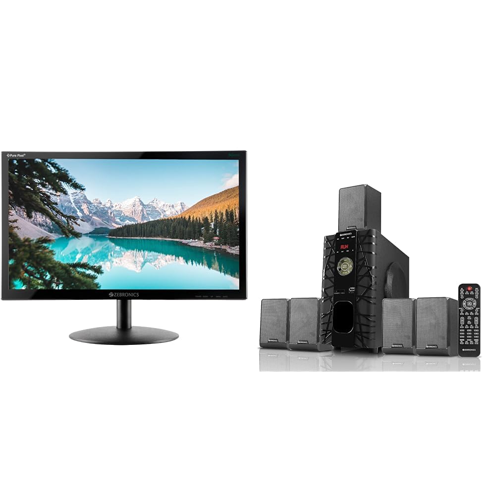 ZEBRONICS Zeb-V19Hd 18.5 Inch (46.99 Cm) Led Monitor with Supporting Hdmi, Vga Input, Hd 1366 X 768-picture-17