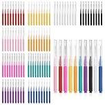 100 Pcs Interdental Brushes Dental Cleaning Tools Tooth Floss Picks Oral Hygiene Toothpicks Flossing Head Oral Dental Hygiene Flosser Toothpick Cleaners Tooth Tool for Braces Multiple Size Colors