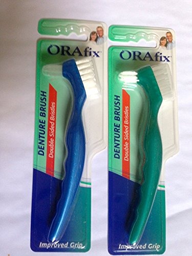 Denture Brush, 2 Count (Pack of 1)