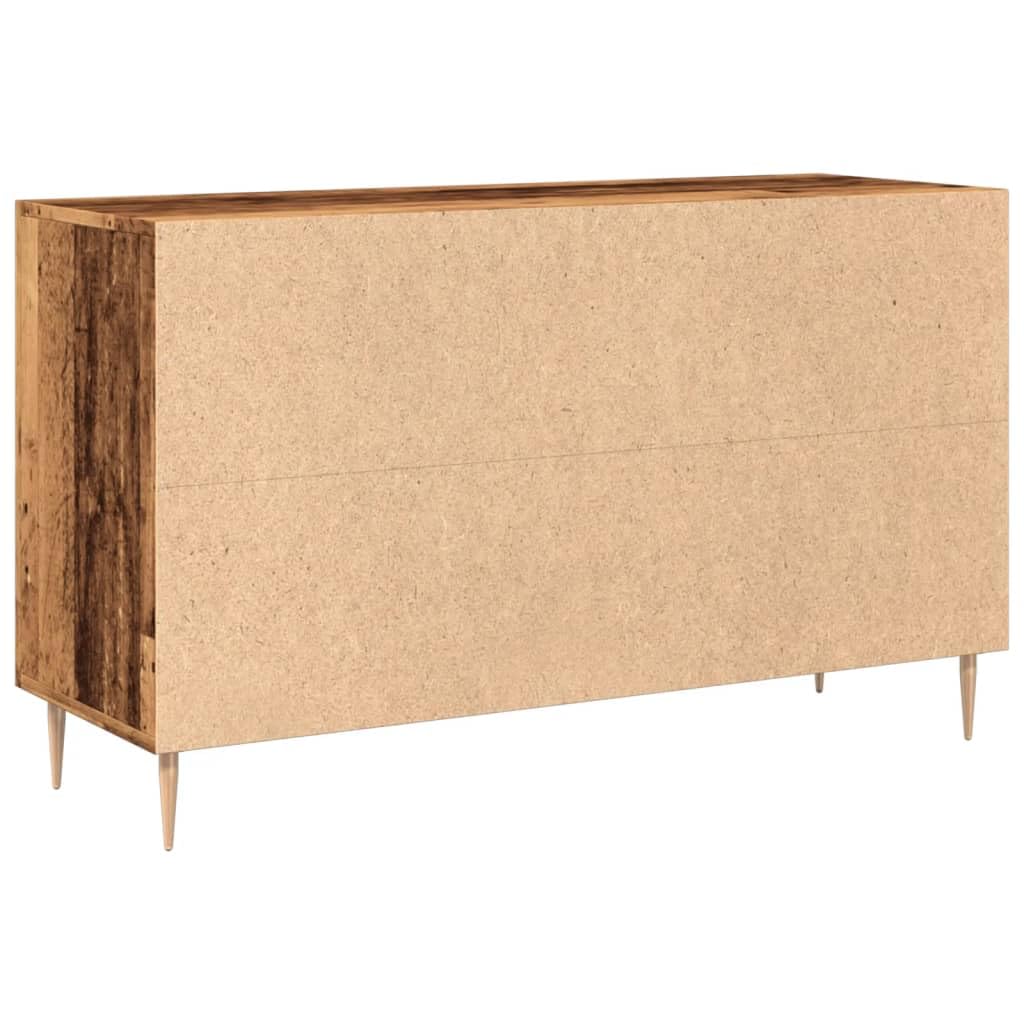 Credenza effetto legno anticato, 100 x 36 x 60 cm, comò
