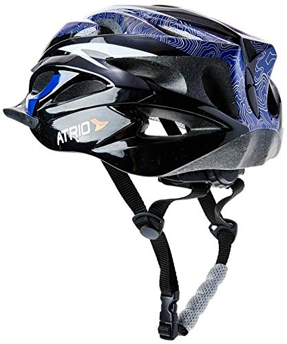 Capacete para Ciclismo MTB Inmound 2.0 Tam. M Viseira Removível 19 Entradas de Ventilação Azul - BI1