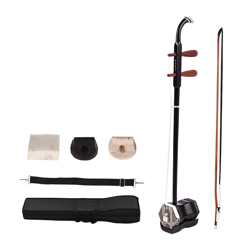 Erh Hu Cinese,Solid Wood Erhu Cinese 2 Stringhe Violino Fiddle Stringed Strumento Musicale