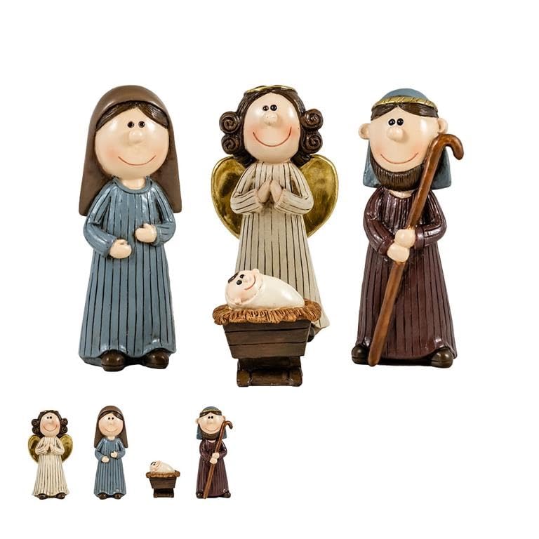 DRW Mysterium Birth 4 Piece Extended Children's Style Resin Hand Painted 15cm