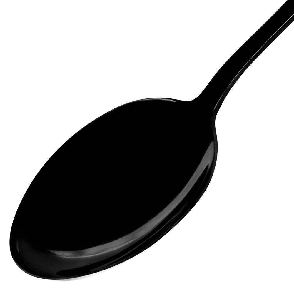 Noire Black Stainless Table Spoon, Dozen