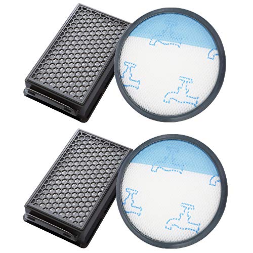 iAmoy Kit de Filtro de Espuma y HEPA Compatible con Rowenta RO3731EA,RO3753EA,RO3718EA,RO3724EA,RO3753EA,RO3786EA,RO3798EA,Tefal & Moulinex Compact Power Cyclonic Series Aspiradora