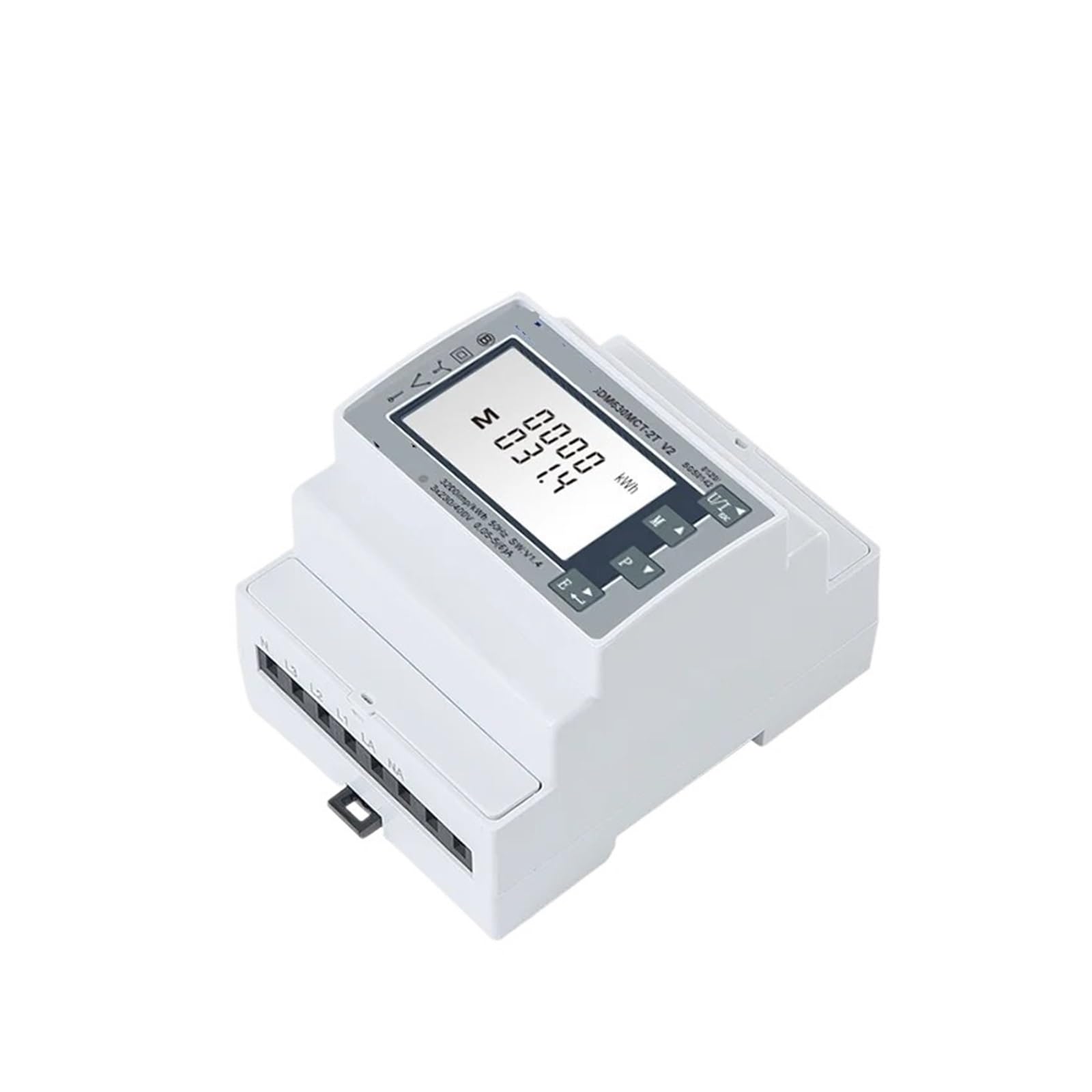 WQGQPXOB SDM630MCT-2T 1/5A CT Connected Dual Input Multifunction Power Meter for Lighting and RS485