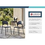 LC Garden Vini Gartenstuhl 2er-Set Anthrazit
