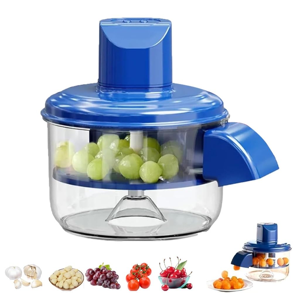 Sbucciatore elettrico per frutta, sbucciatrice automatica per uva, pomodoro e aglio, utensile da cucina multifunzionale ricaricabile