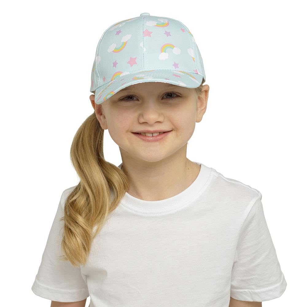 A2Z 4 Kids Baseball Cap Trucker Hat Adjustable Sun Protection Kids Rainbow