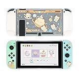 GeekShare Protective Case Slim Cover Case Compatible with Nintendo Switch and Joy Con - Shock-Absorption and Anti-Scratch -- Space Cat