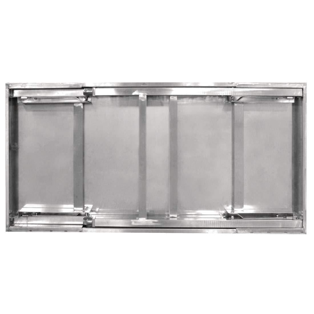 Vogue Edelstahl-Klapptisch 1200 mm, Tisch aus poliertem Edelstahl, Größe: 900 (H) x 1200 (B) x 600 (T) mm, Verwendung im Innen- und Außenbereich, CB905