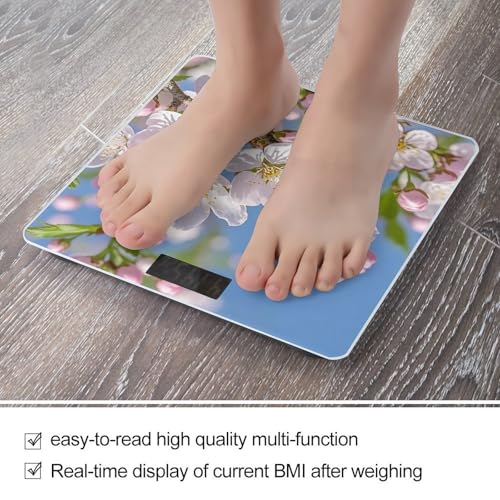 Báscula Digital de Baño Japón Cherry Blossom Vidrio Templado miniatura 5