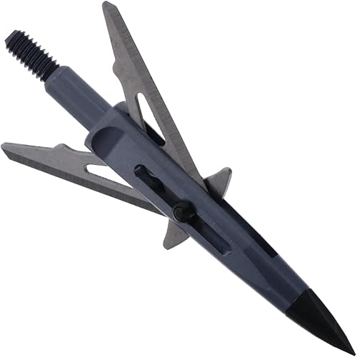 Miniatura 2 de New Archery Products Killzone 2 Blade Rear-Deploying Bow Hunting Mechanical Broadheads with 2" Cutting Diameter & Spring-Clip Design - 3 Pack