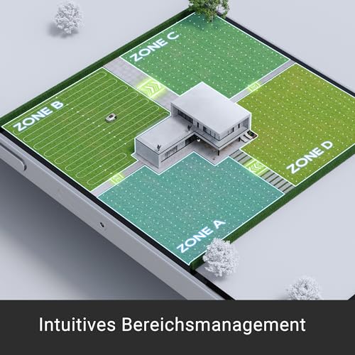 Bild 4 Dreame Intelligent Mähroboter A1, Rasenmäher Roboter, App-Steuerung, OmniSense-Technologie, Intuitives Bereichsmanagement, Intelligente Hindernisvermeidung