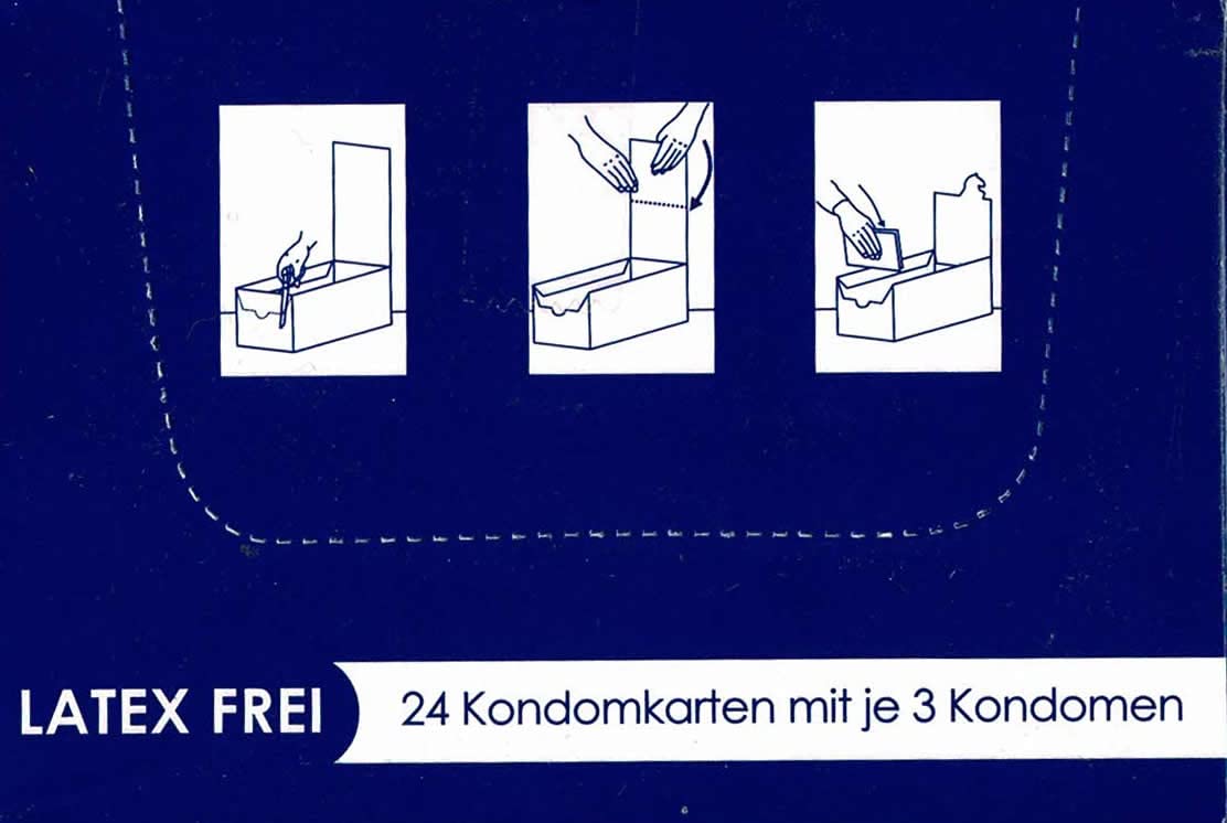 Unique Condom Card - 24x3 profilattici - senza lattice [Salute e Bellezza]