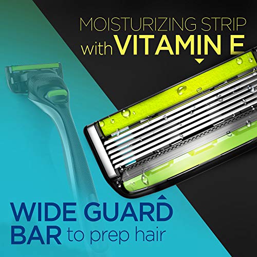 Dorco Pace 6 Pro - Six Blade Razor System With Trimmer - 10 Pack (1 Handle + 10 Cartridges) #TOP5