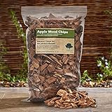 Apple BBQ Smoking/Smoker Wood Chips 3 Litre - (24 Great Flavours -100% Natural) Kiln Dried Woodchips for Smoking Food/Smokers/BBQ's/Ovens/Smoking tins - (Apple)