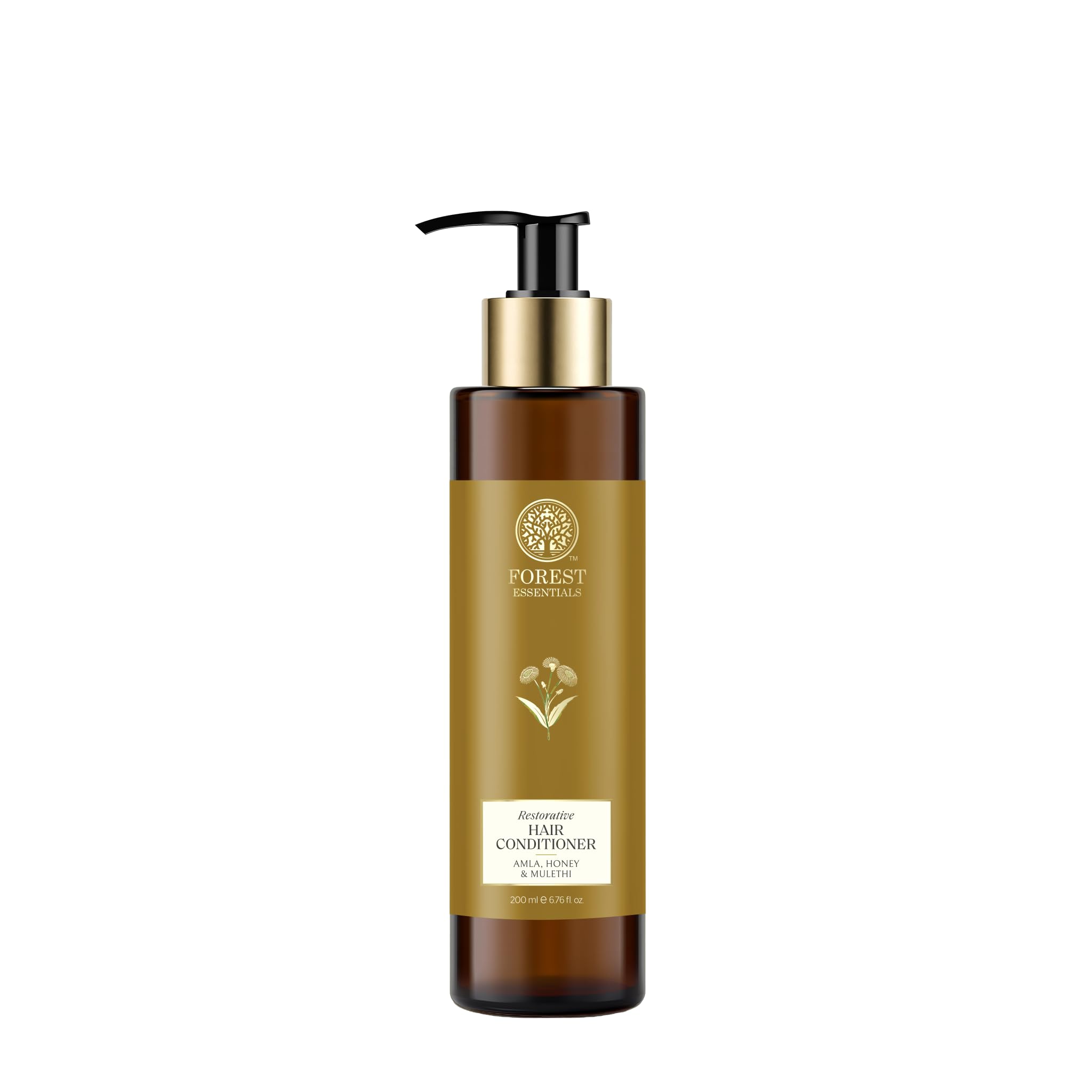 Forest Essentials Ayurvedic Natural Hair Conditioner With Raw Organic Honey,Bhringraj,Amla,Mulethi,Henna & Virgin Coconut Oil|For Smooth & Shiny Hair|For Women & Men|Sles & Paraben Free|200Ml,1 Count-picture-42