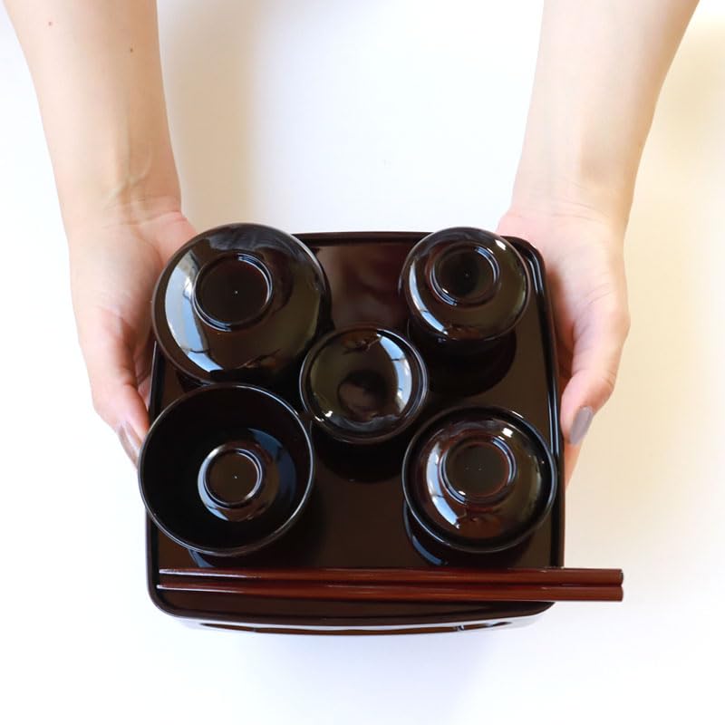 Amazon｜みよし漆器本舗 仏器膳セット 5.5寸 16.5cm 紀州塗り