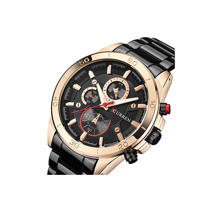 CURREN 8275 Luxury Tungsten Acero Reloj para Hombres de Negocios Relojes de Pulsera Deportivos análogos Ocasionales - Imagen 7