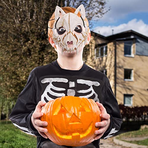 esqueleto animal do Dia das Bruxas - Adereços Cosplay Headwear Crânio Animal Assustador | Adereços m
