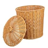 Balacoo Cesta de Ropa Sucia con Tapa de PP Resistente Capacidad para Almacenaje de Ropa Toallas y Juguetes Cesto de Almacenamiento Multifuncional para Baño y Dormitorio