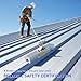 Teinfice Fall Protection Standing Seam Roof Anchor Clamp, Metal Aluminum-Solid Permanent Roof Anchor, Safety Anchor System for Roof Climbing, Work, OSHA/ANSI Compliant