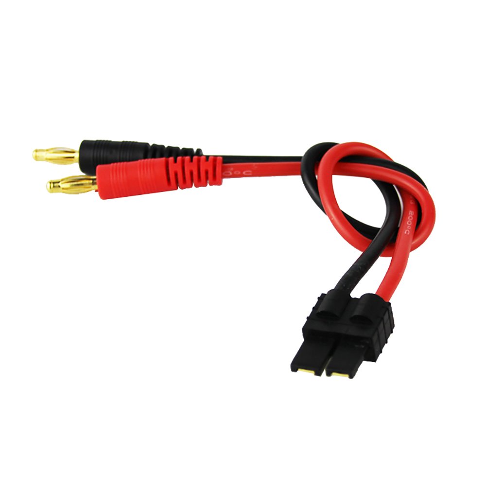 Connecteur Batterie Lipo RC YIXISI 2 Pièces Câble TRX Vers Banane 4mm 14AWG Silicone - Charge Batterie Lipo RC
