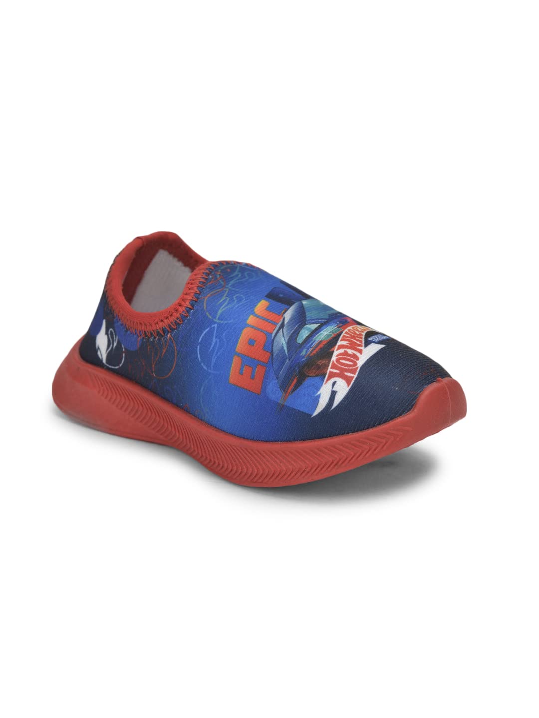 Hot Wheels by toothless Boys Casual Shoes Red Leather Sneaker (HWPBLS3653) (B09D9S447G) Amazon Price History, Amazon Price Tracker