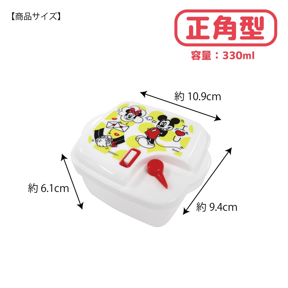 Amazon｜「ミッキー & ミニー」保存容器 4個セット PT電子レンジ容器
