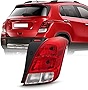 AKKON - Fits 2013 2014 2015 2016 Chevy Trax 17 18 19 Trax LS [Halogen Type] Red Len Tail Light Brake Lamp Passenger Right Side