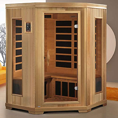 Dynamic Saunas Torino 3-Person Corner FAR Infrared Sauna