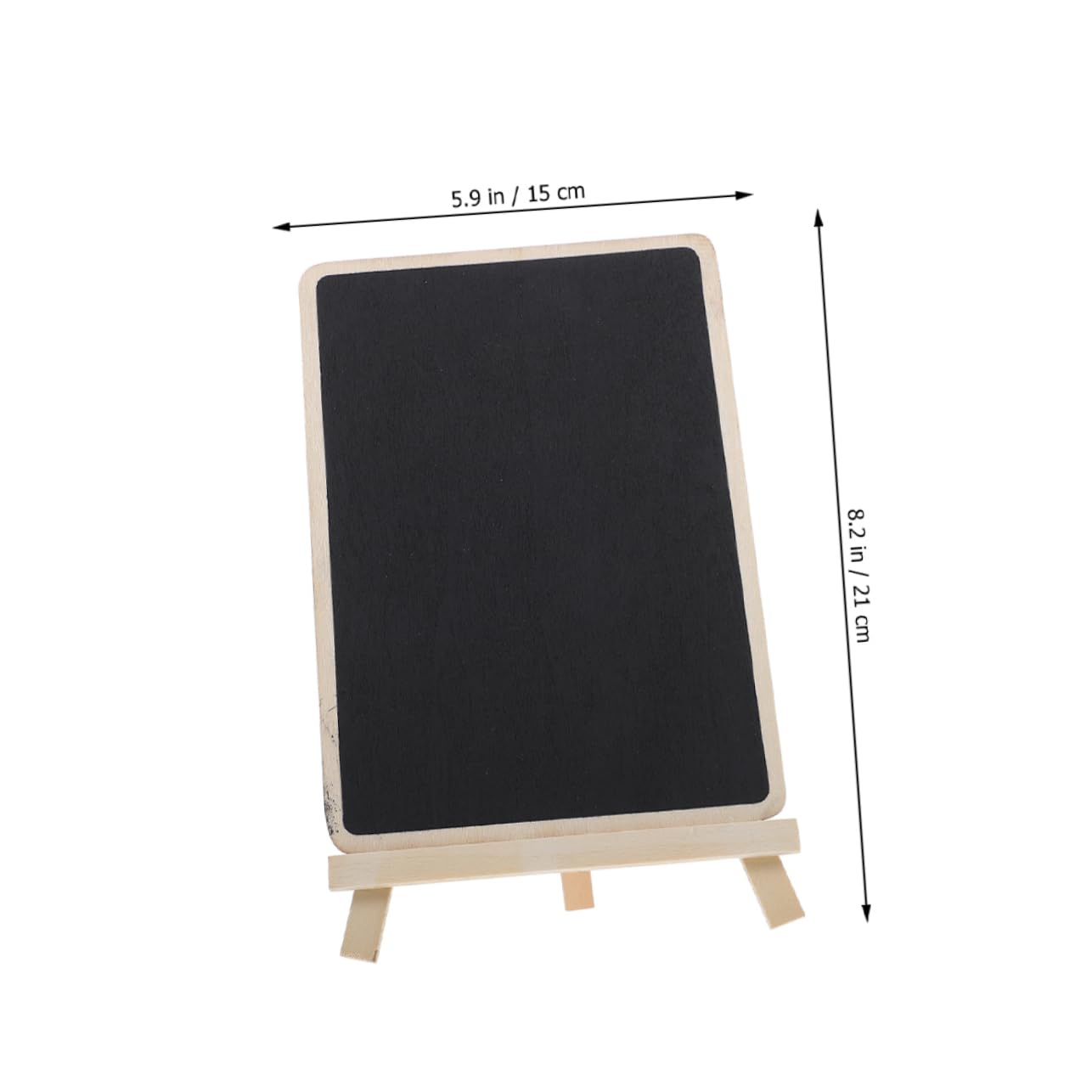 16pezzi Lavagna Nera Mini Legno Da Lavagnetta Da Tavolo Per Decorazione Ufficio e Messaggi Personali e Resistente Per Eventi e Feste