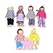 TOYMYTOY 7pcs muñecas de Madera de la Familia fingen el Juego de la Familia de muñecas Set para niños niños 2018 Regalo de cumpleaños de año Nuevo