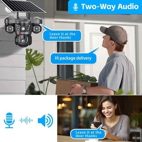 Image of smars 12 MP Full HD Tripple Lens 4G Solar Powered CCTV Camera | K7 Manual Side Rotation| Auto Tracking | Human Detection | Color Night Vision | Two-Way Audio