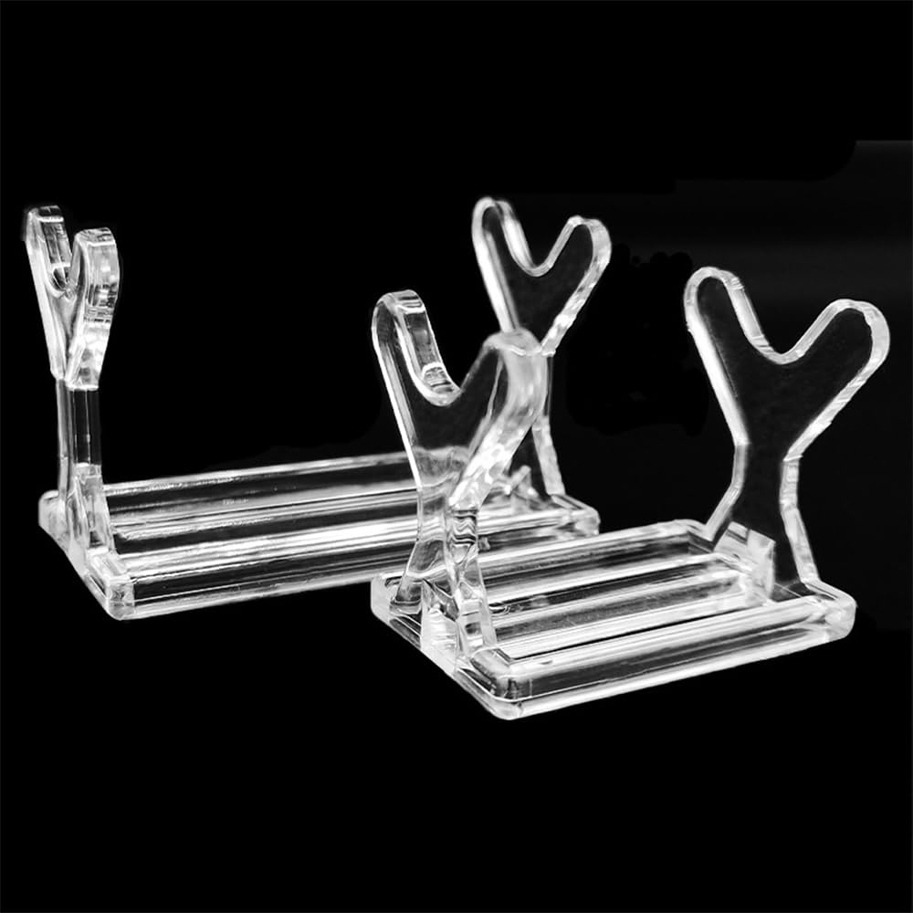Support D'Affichage Leurre – Lot De 2 – Taille L – MITSUKI – Plastique Transparent