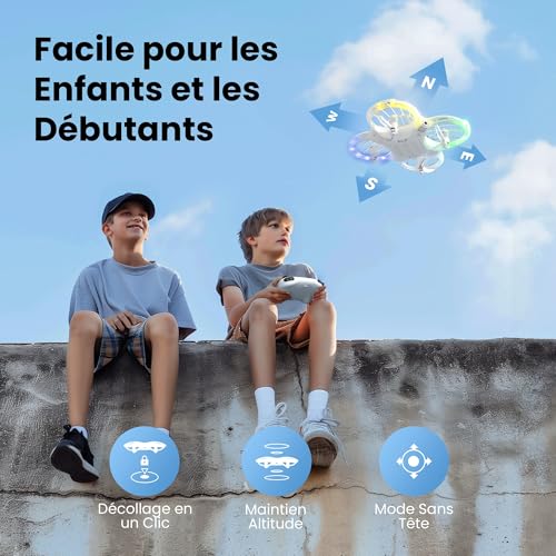 Ameta Morpho Drone avec Camera pour Enfant 1080P avec Module STEM – vue 6