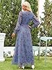 ANRABESS Women's Floral Maxi Dress 2025 Fall V Nec... #5
